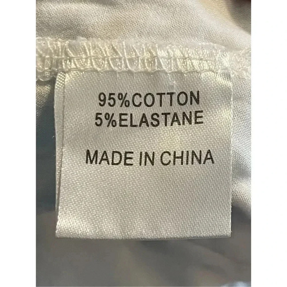 LF Seek The Label Off The Shoulder Striped Romper Medium Blue White Ruffle Trim - Picture 6 of 8